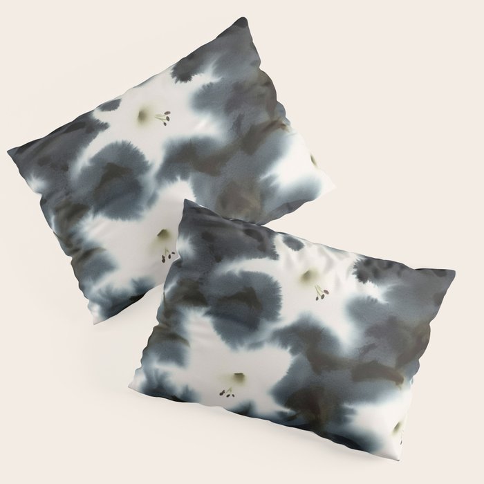 Midnight Lilies Pillow Sham Gallery Image 1