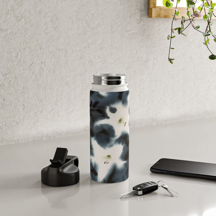 Midnight Lilies Water Bottle Gallery Image 4