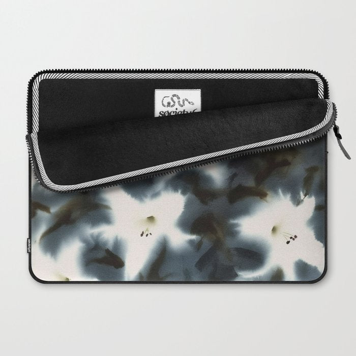 Midnight Lilies Laptop Sleeve Gallery Image 2