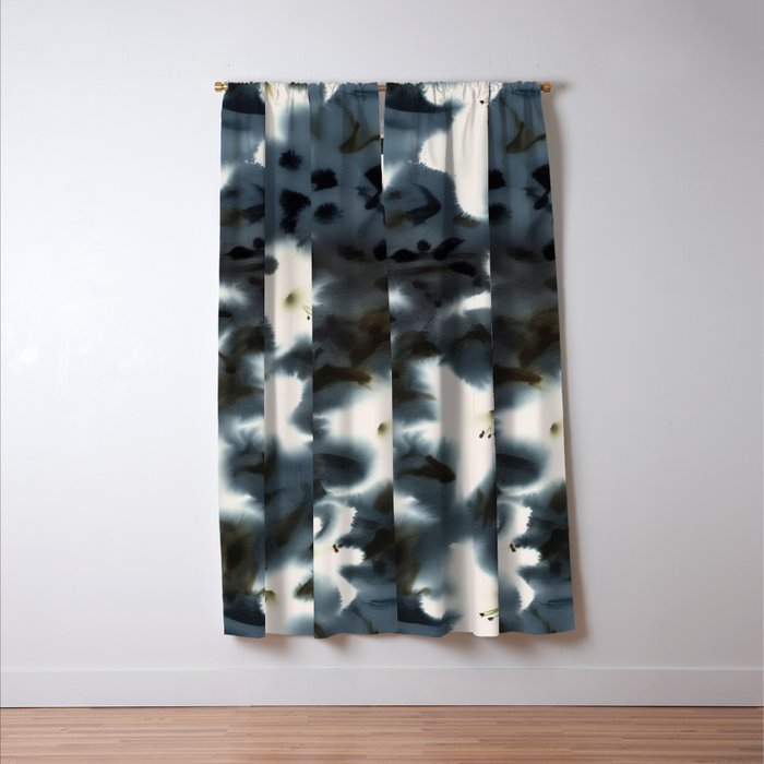 Midnight Lilies Window Curtain Gallery Image 3