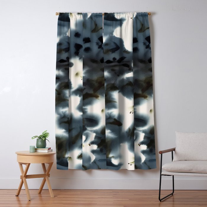 Midnight Lilies Window Curtain Gallery Image 5