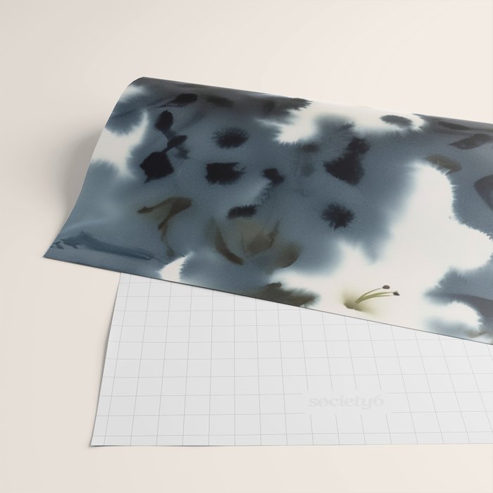 Midnight Lilies Wrapping Paper Gallery Image 2