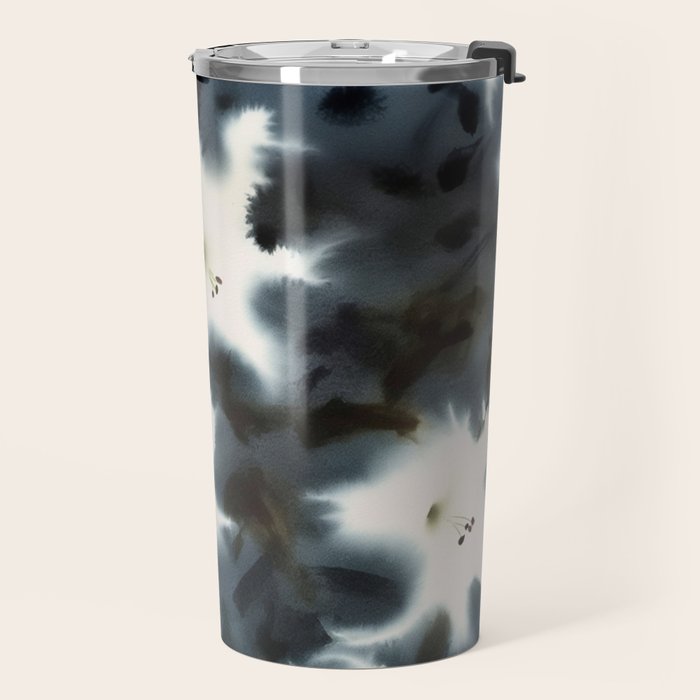 Midnight Lilies Travel Mug Gallery Image 2