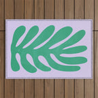 Mint & Moon Raker: Matisse Paper Cutouts 08 Outdoor Rug Gallery Image 1