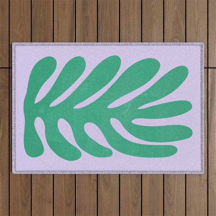 Mint & Moon Raker: Matisse Paper Cutouts 08 Outdoor Rug Gallery Image 1