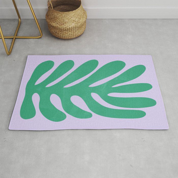 Mint & Moon Raker: Matisse Paper Cutouts 08 Rug Gallery Image 1