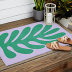 Mint & Moon Raker: Matisse Paper Cutouts 08 Outdoor Rug Gallery Image 2
