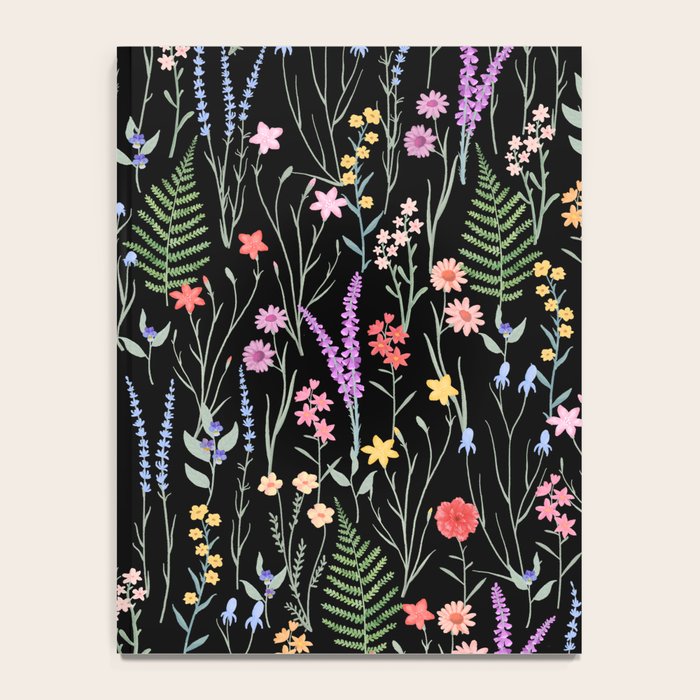 The meadows colorful floral pattern Notebook Gallery Image 4