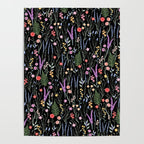 The meadows colorful floral pattern Poster Gallery Image 4