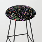 The meadows colorful floral pattern Stool Gallery Image 2