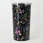 The meadows colorful floral pattern Travel Mug Gallery Image 1