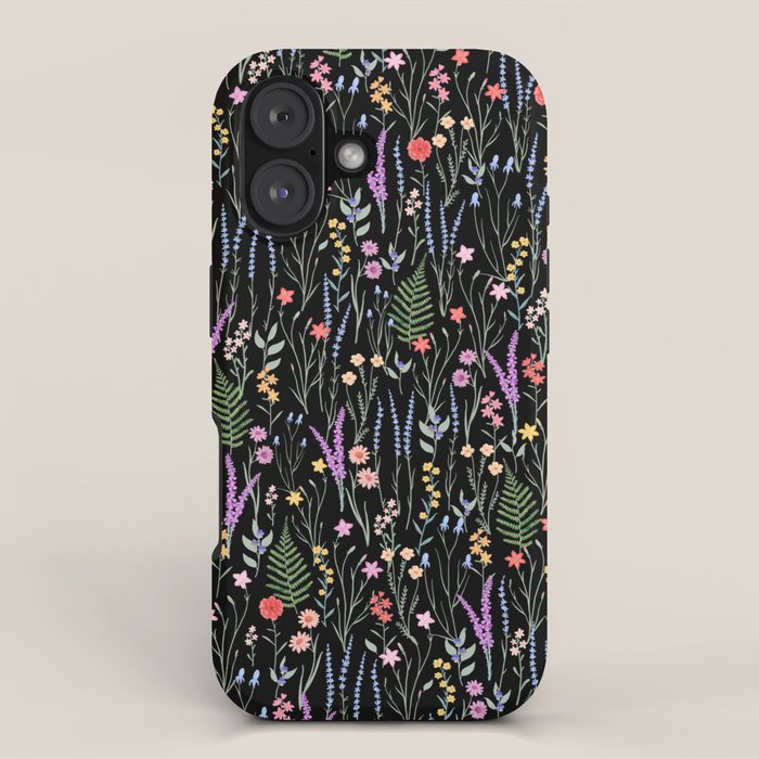 The meadows colorful floral pattern iPhone Case Gallery Image 1