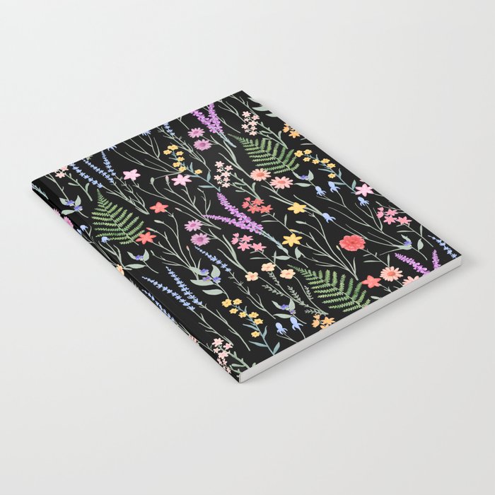 The meadows colorful floral pattern Notebook Gallery Image 2