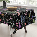 The meadows colorful floral pattern Tablecloth Gallery Image 3