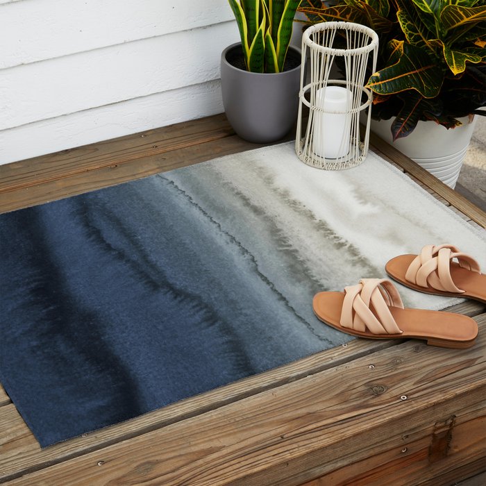 WITHIN THE TIDES - CRUSHING WAVES BLUE Outdoor Rug Gallery Image 2