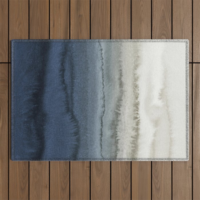 WITHIN THE TIDES - CRUSHING WAVES BLUE Outdoor Rug Gallery Image 1