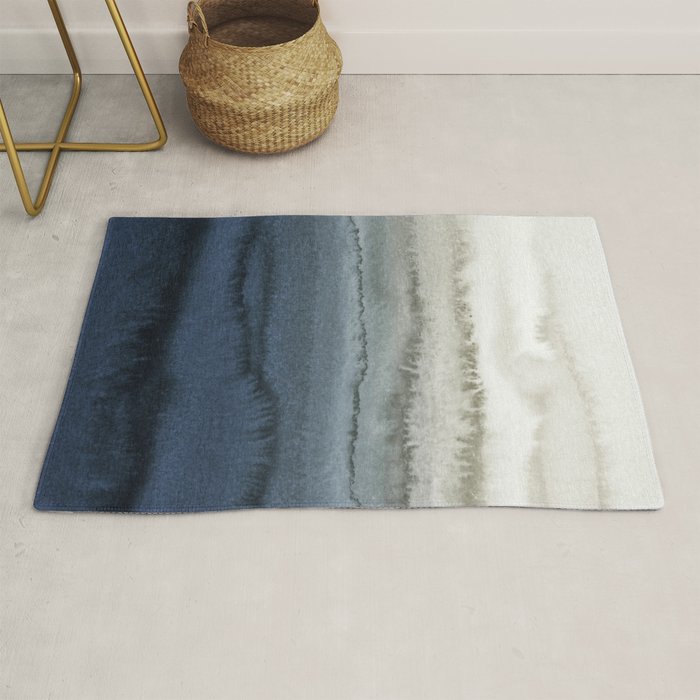 WITHIN THE TIDES - CRUSHING WAVES BLUE Rug Gallery Image 1