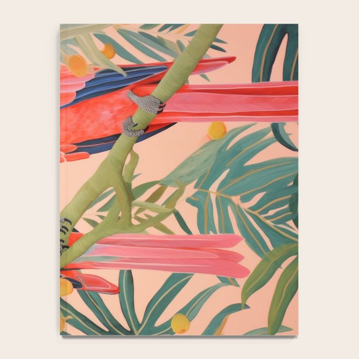 Pastel Parrot Pair Notebook Gallery Image 4
