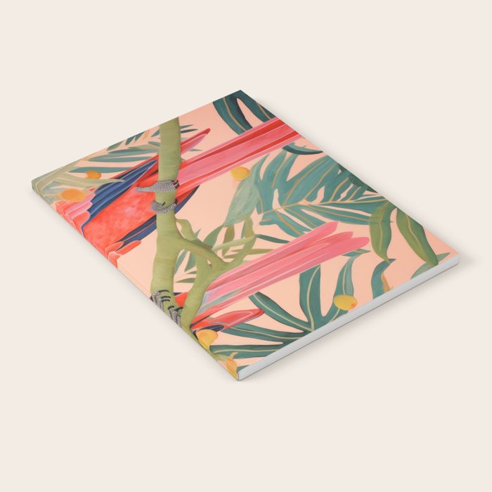 Pastel Parrot Pair Notebook Gallery Image 2