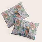 Floral Peacock Garden Pillow Sham Gallery Image 3