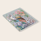 Floral Peacock Garden Notebook Gallery Image 2