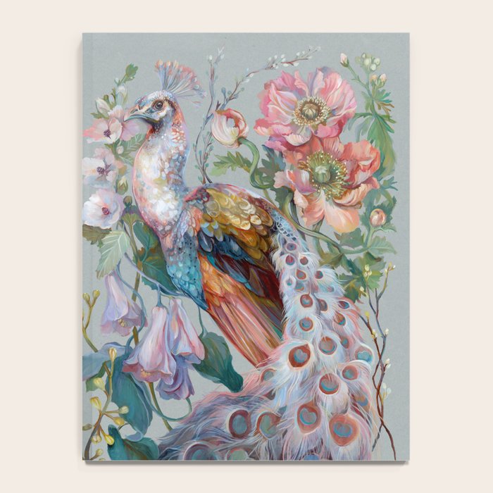 Floral Peacock Garden Notebook Gallery Image 4