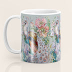 Floral Peacock Garden Coffee Mug Gallery Image 3