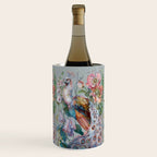 Floral Peacock Garden Wine Chiller Gallery Image 1