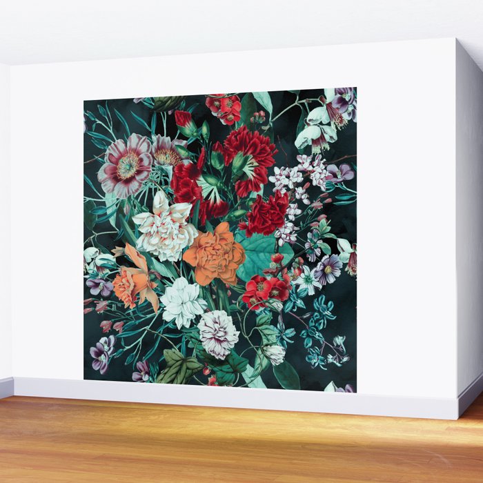 Midnight Garden Wall Mural Gallery Image 2