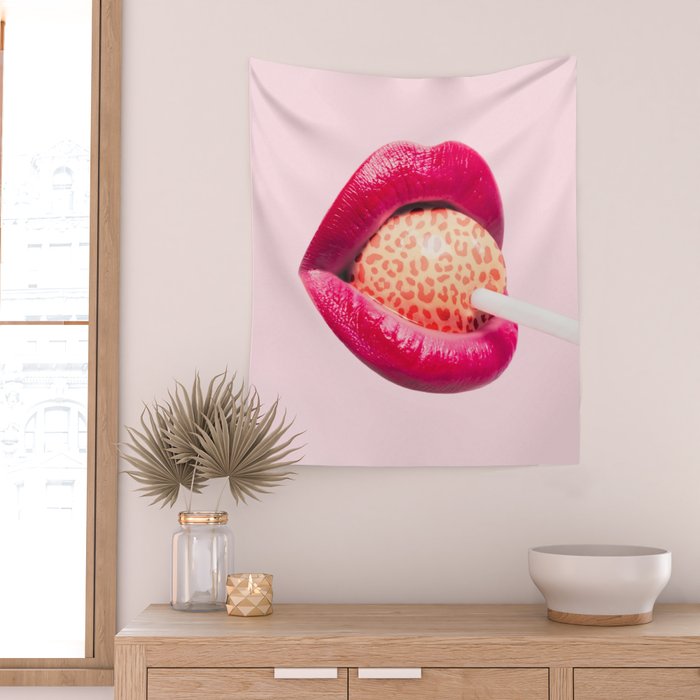 WILD LOLLIPOP Wall Tapestry Gallery Image 2