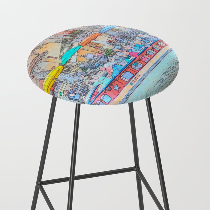 Ride Down The River - San Antonio, Texas Stool Gallery Image 2