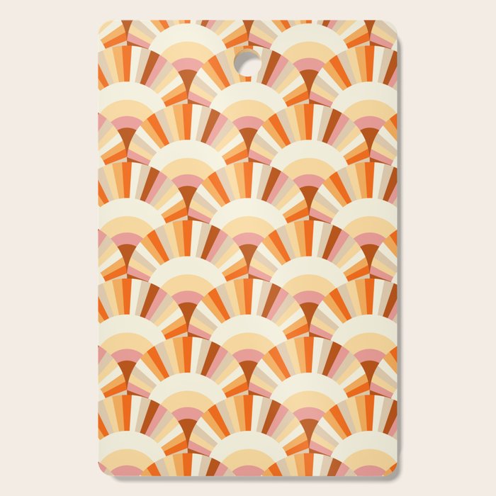 Retro Summer Sunshine Cutting Board Gallery Image 1