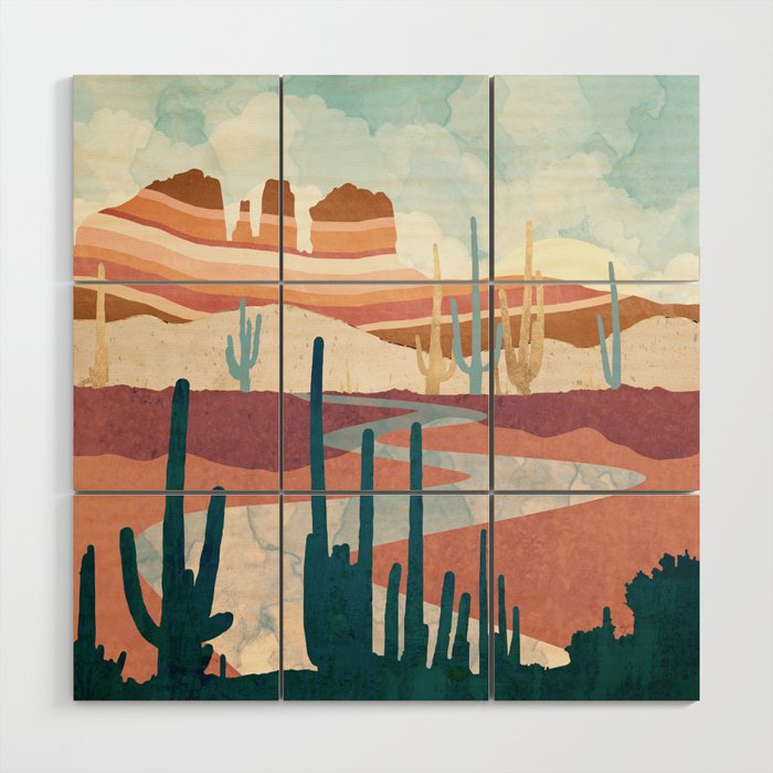 Desert Vista Wood Wall Art Gallery Image 1