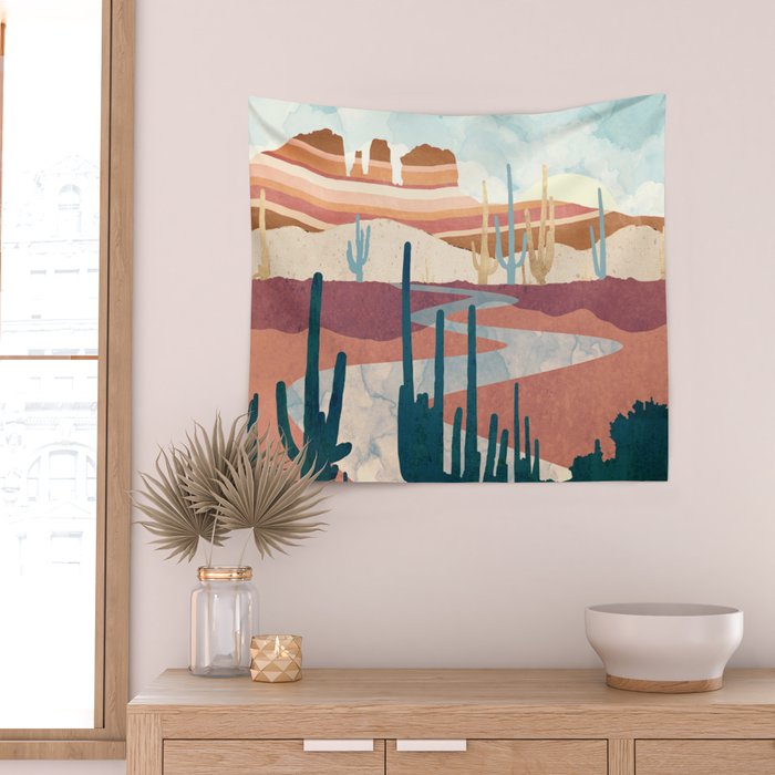 Desert Vista Wall Tapestry Gallery Image 2