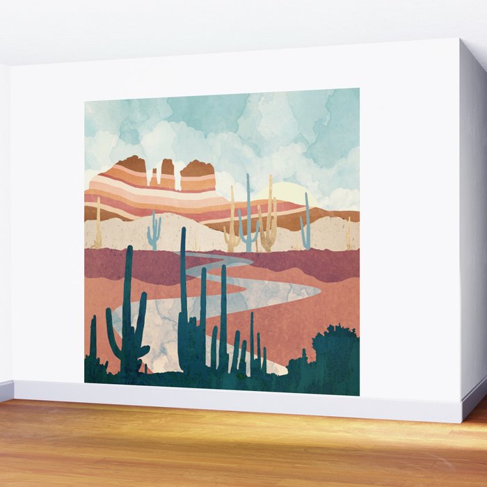 Desert Vista Wall Mural Gallery Image 2