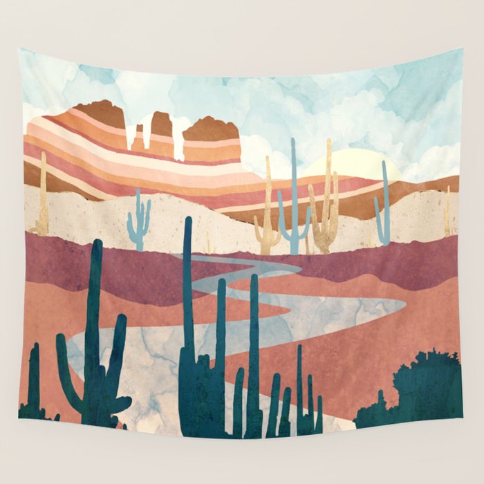 Desert Vista Wall Tapestry Gallery Image 4