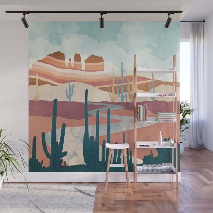 Desert Vista Wall Mural Gallery Image 1