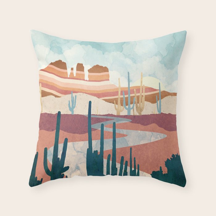 Desert Vista Throw Pillow Gallery Image 1