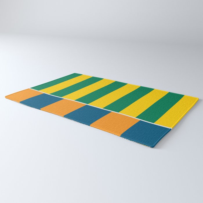 1970s Retro Stripes Rug Gallery Image 3