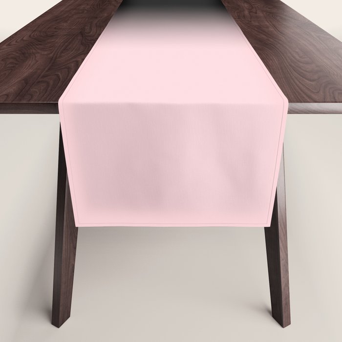 Modern abstract elegant black blush pink gradient pattern Table Runner Gallery Image 1