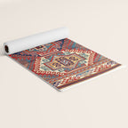 Borjalou Kazak Southwest Caucasus Antique Rug Print Yoga Mat Gallery Image 2