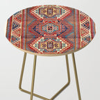 Borjalou Kazak Southwest Caucasus Antique Rug Print Side Table Gallery Image 2