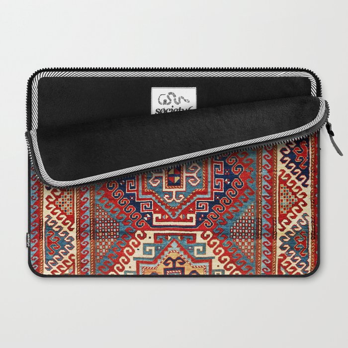 Borjalou Kazak Southwest Caucasus Antique Rug Print Laptop Sleeve Gallery Image 2