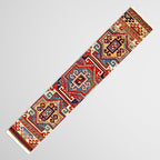 Borjalou Kazak Southwest Caucasus Antique Rug Print Table Runner Gallery Image 3