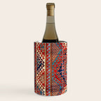 Borjalou Kazak Southwest Caucasus Antique Rug Print Wine Chiller Gallery Image 2