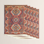 Borjalou Kazak Southwest Caucasus Antique Rug Print Wrapping Paper Gallery Image 3