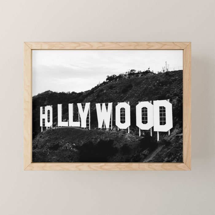 Hollywood Hills Mini Art Print