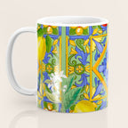 Summer ,Sicilian tiles ,citrus,oranges,majolica,lemons ,Mediterranean  Coffee Mug Gallery Image 3