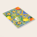 Summer ,Sicilian tiles ,citrus,oranges,majolica,lemons ,Mediterranean  Notebook Gallery Image 3