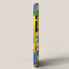 Summer ,Sicilian tiles ,citrus,oranges,majolica,lemons ,Mediterranean  iPhone Case Gallery Image 2